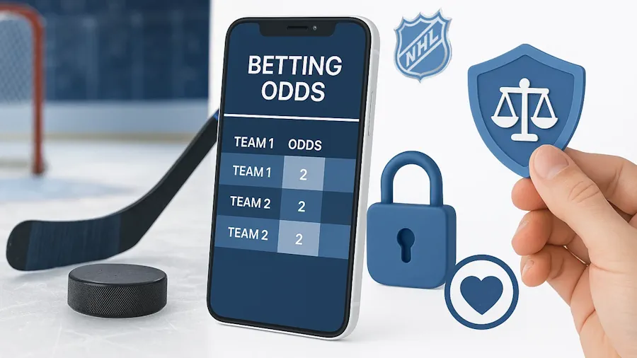 NHL hockey betting Security, Licensing & Responsible Gambling Banner